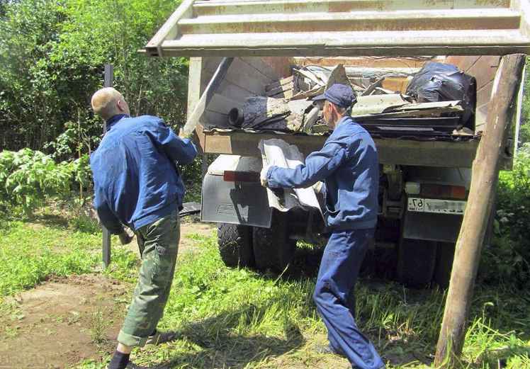 Вывоз мусора с дачного участка с грузчиками из Чалтырь в Ростов-на-Дону