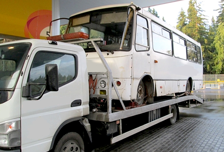 Перегон транспорта, перевозка автобуса из Владивостока в Москву