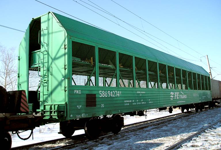 Стоимость транспортировки жд сеткой машины из Саратова в Новосибирск
